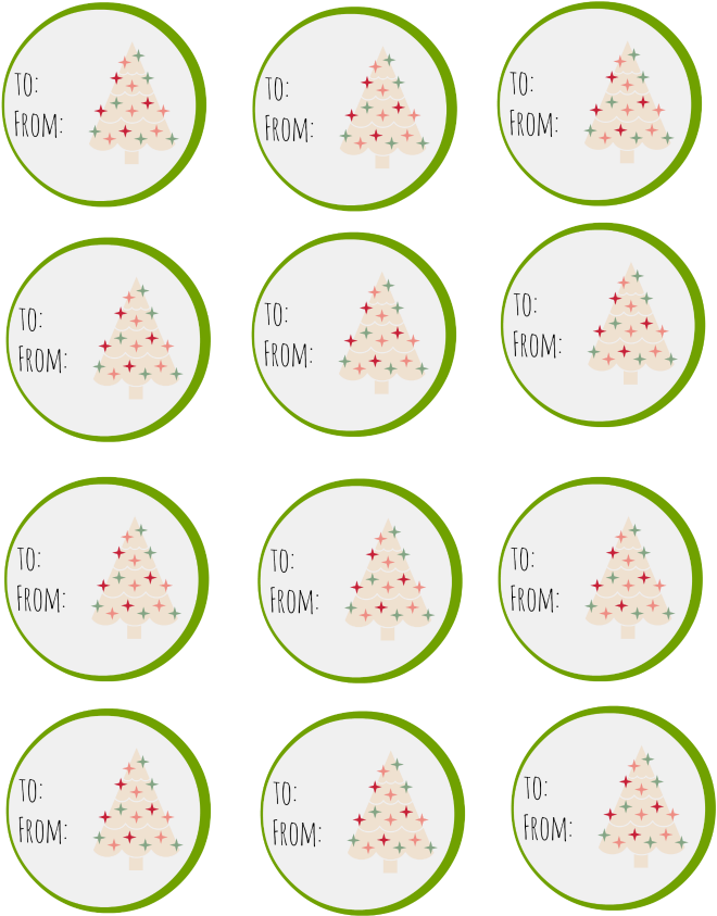 Christmas Tree Gift Tag Printable - Sa Got Talent 2014 Winner (740x925), Png Download