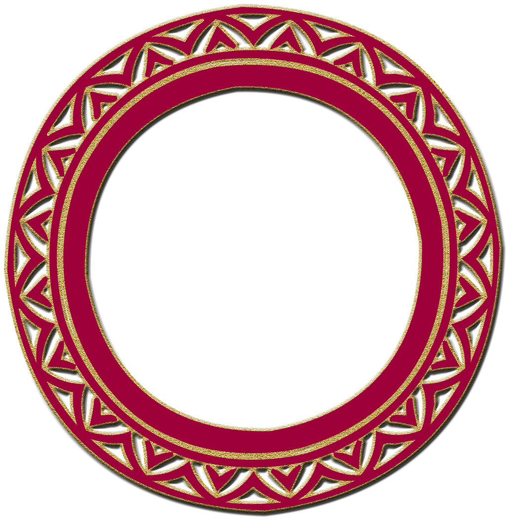 Scrapbook Frame Tag Christmas Png Image - Circle (1280x1280), Png Download