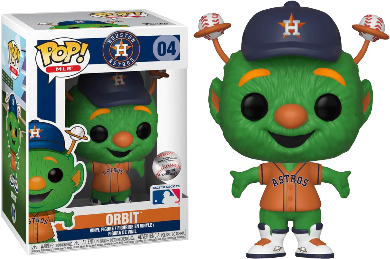 Orbit Houston Astros Funko Pop Vinyl Figure - Orbit Funko Pop (1367x917), Png Download