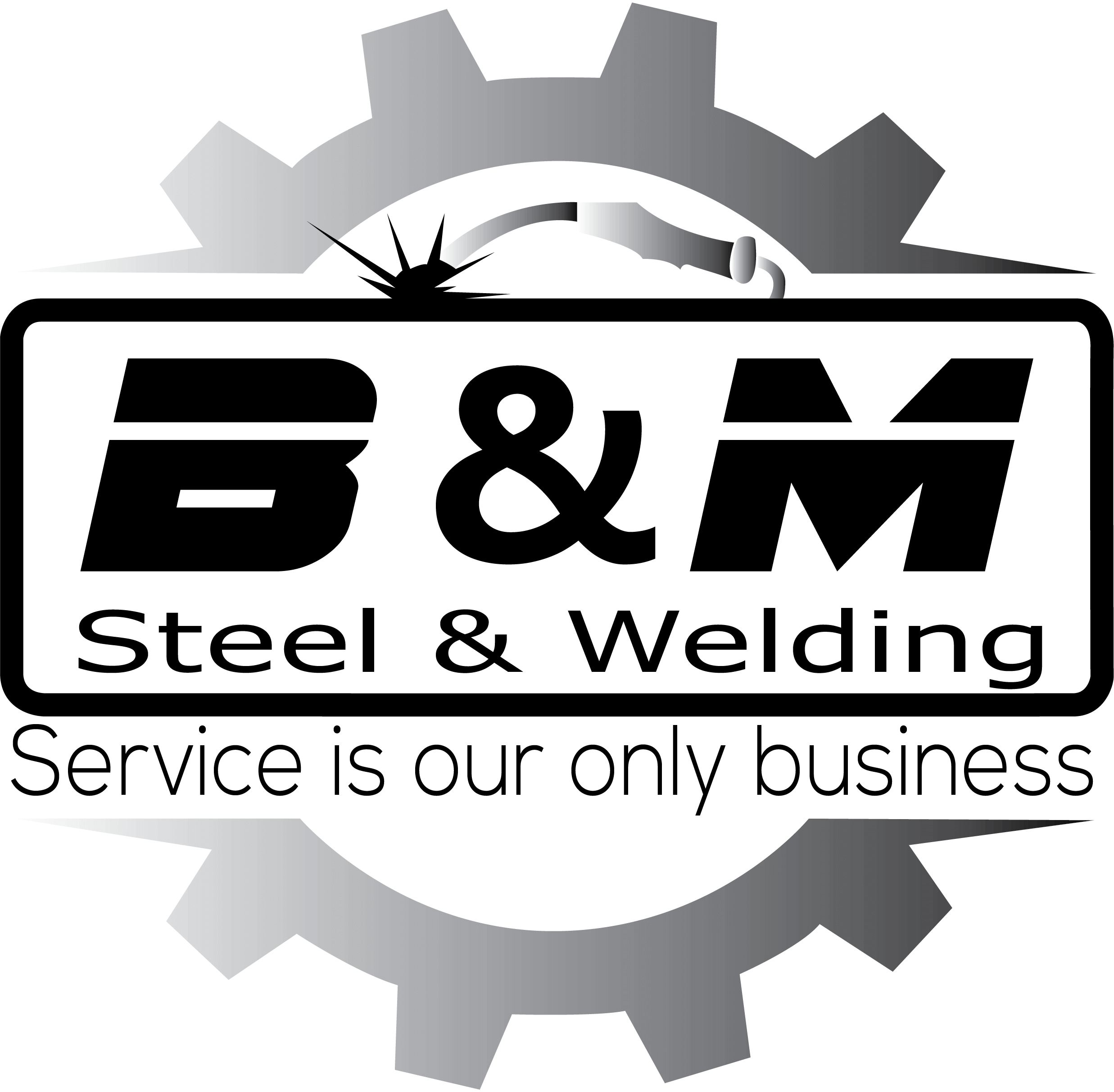 B & M Steel & Welding, Inc - Sign (2474x2425), Png Download
