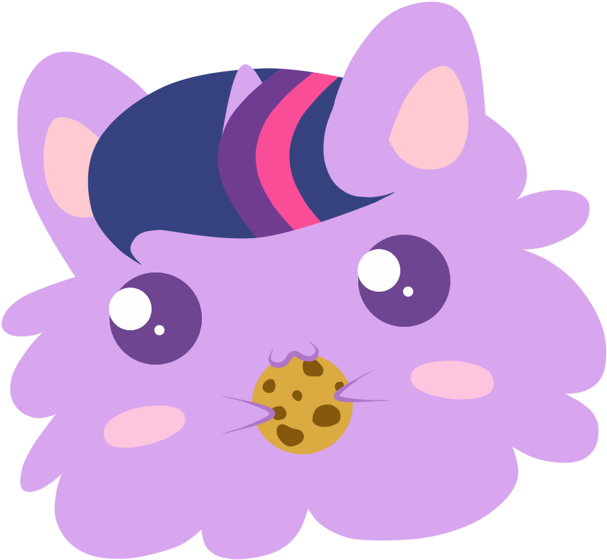 Magic Clipart Purple Sparkles - Cute Twilight Sparkle My Little Pony (900x900), Png Download