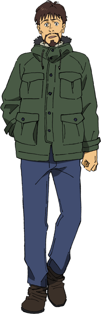 Shinji Kawada - Cartoon (350x1089), Png Download