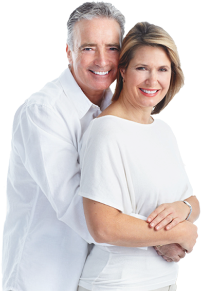 Happy Old Couple Png (644x605), Png Download