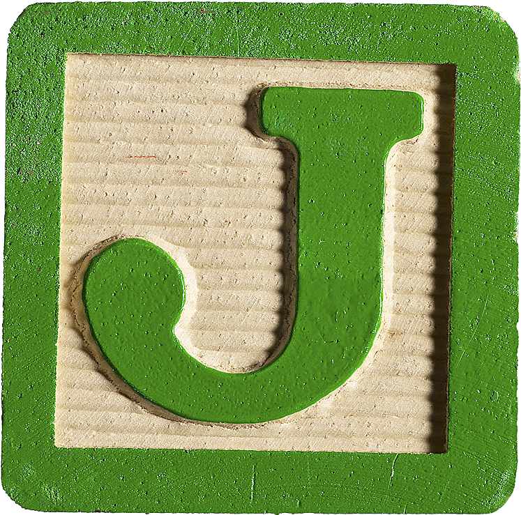 B *✿* Wooden Block Letters, Name Letters, Letter J, - Letter J Block (800x789), Png Download
