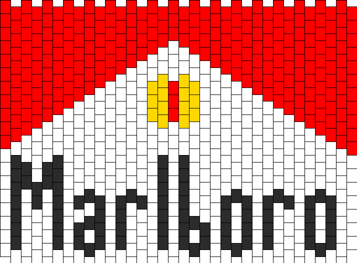 8bit Marlboro Red Bead Pattern I'm In - Illustration (714x526), Png Download