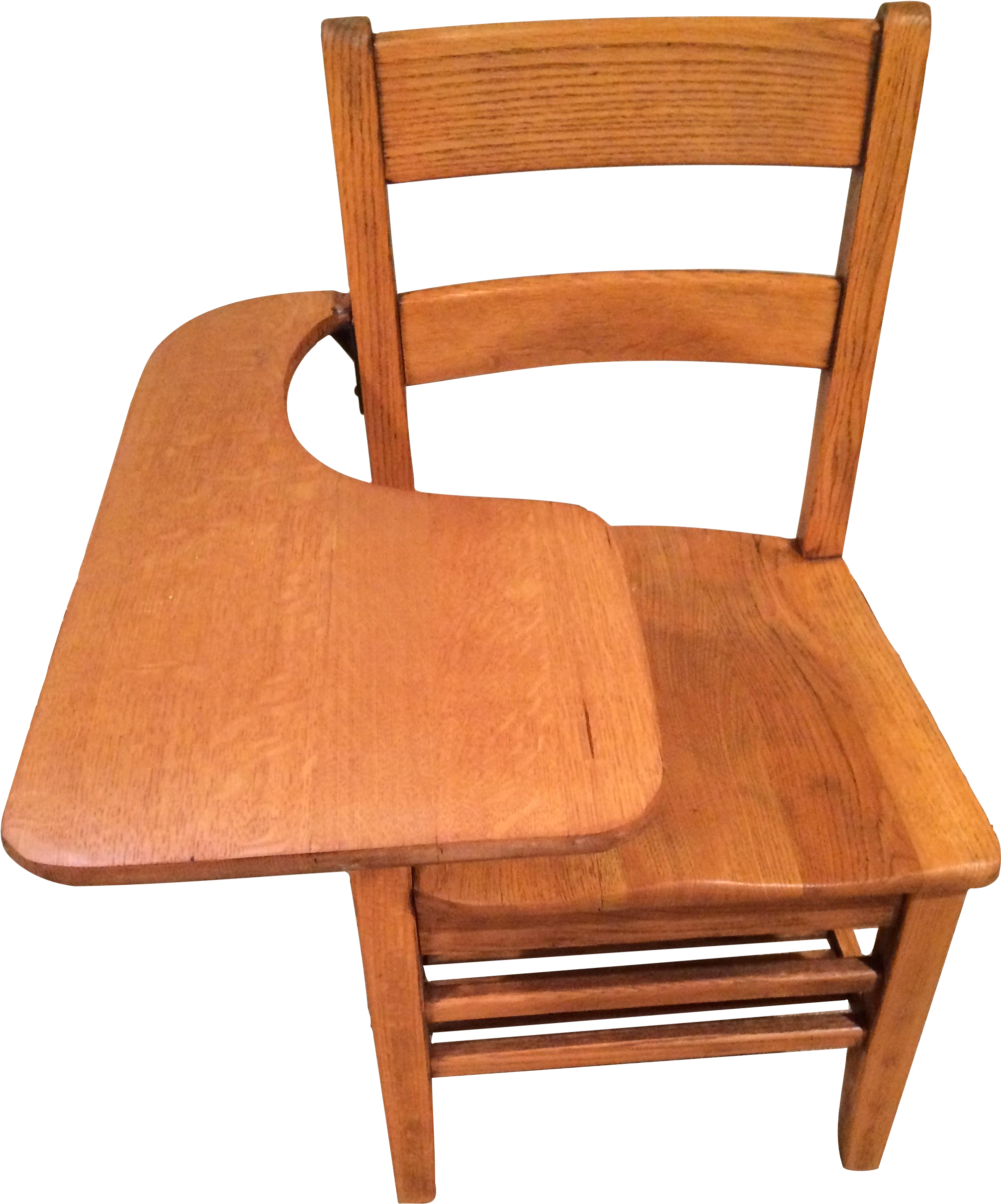 Antique School Desk Chair Chairish Vintage School Desk - Chair (2236x2690), Png Download