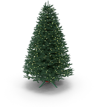 Luces Navidad - Arboles Pinos Png (500x500), Png Download