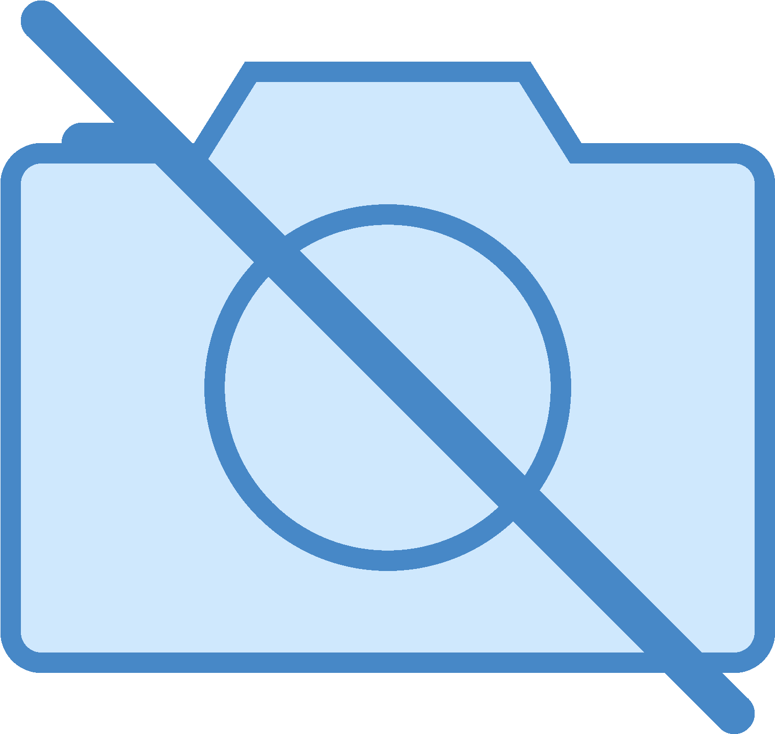 Zakaz Używania Aparatu Icon - Icon (1600x1600), Png Download