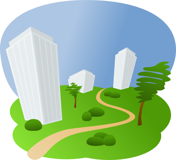 How To Set Use Buildings Clipart (600x546), Png Download