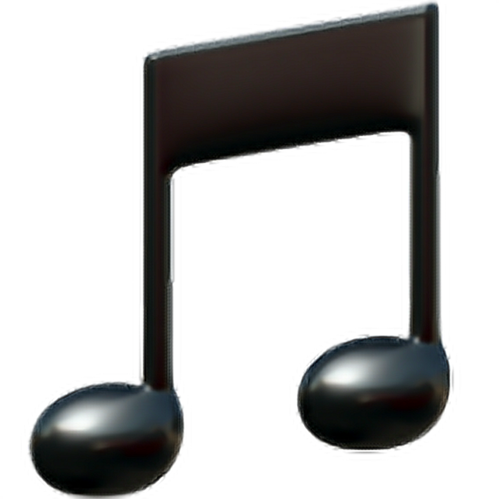 Emoji Musica (1024x1024), Png Download