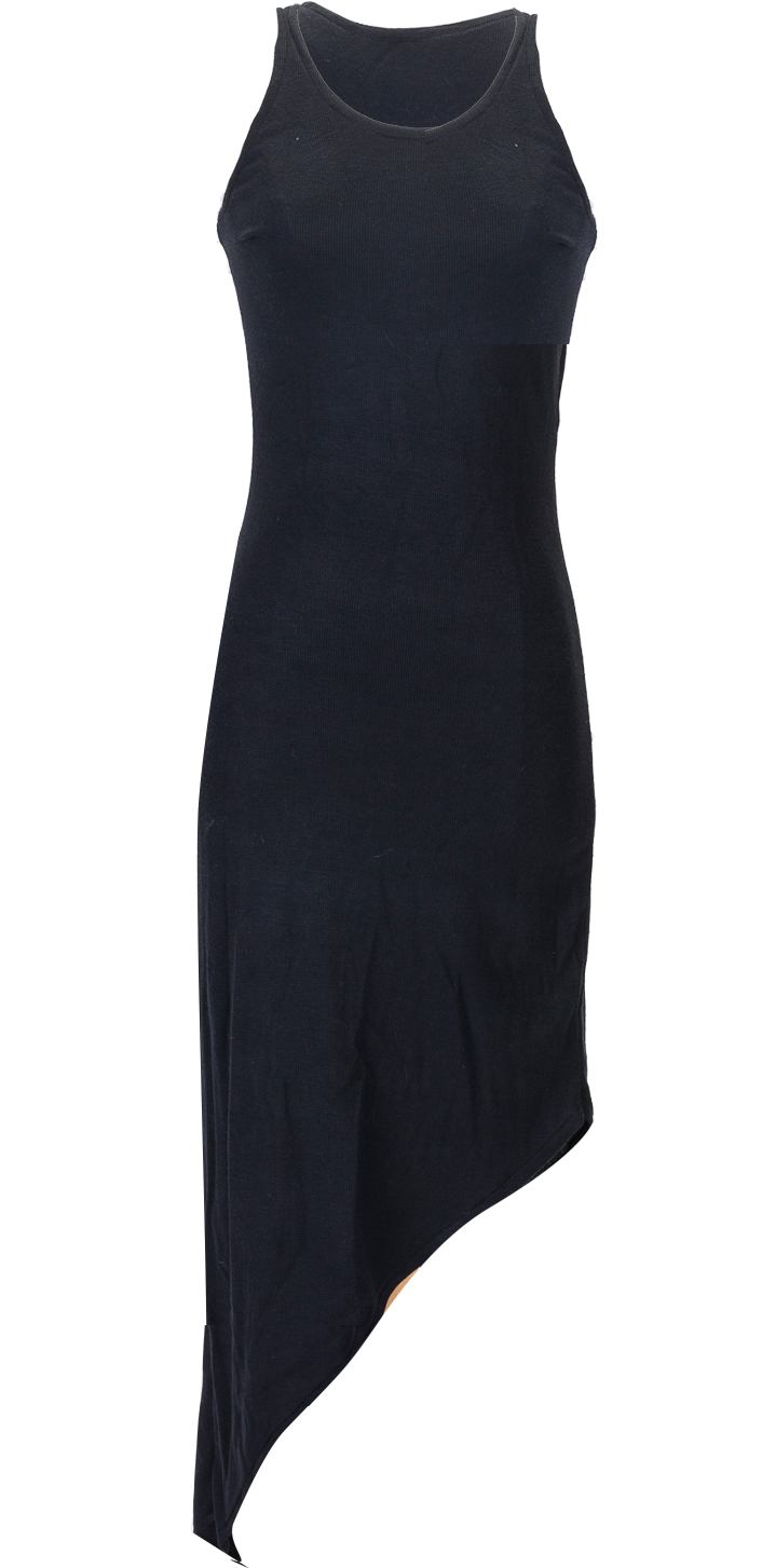 Jersey Asymmetrical British Steele - Little Black Dress (806x1581), Png Download