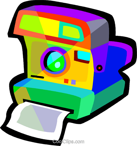 Polaroid Camera - Clipart Polaroid Mini (450x480), Png Download
