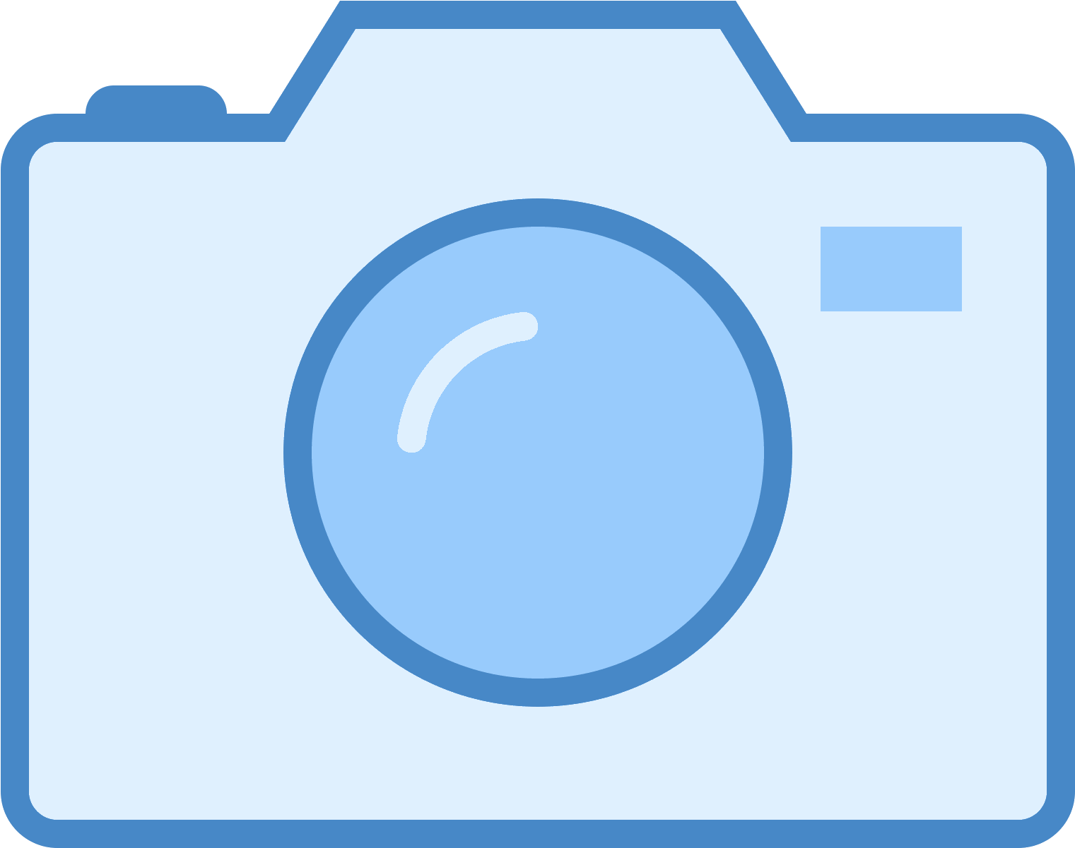 The Icon Looks Very Much Like A Camera - Camera (1600x1600), Png Download