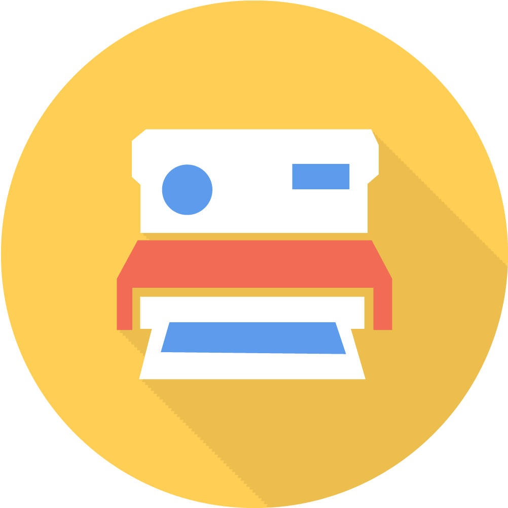 Download Png Ico Icns - Polaroid Icon (1024x1024), Png Download