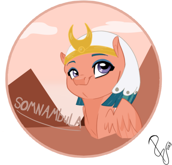 Poowndraww, Bust, Female, Headdress, Looking At You, - Cartoon (600x596), Png Download