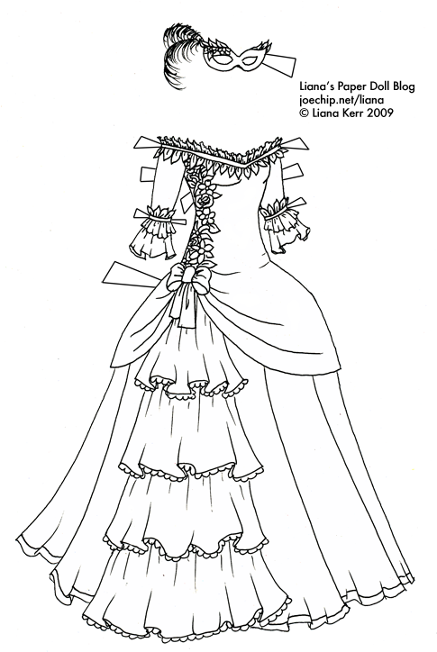 Click For Larger Version (png), - Masquerade Ball Gowns (484x733), Png Download