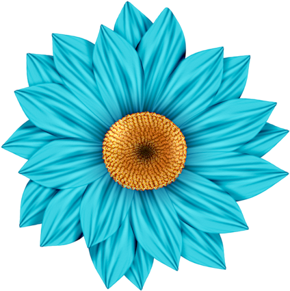 Artificial Flowers - Red Sunflower Clip Art (457x445), Png Download