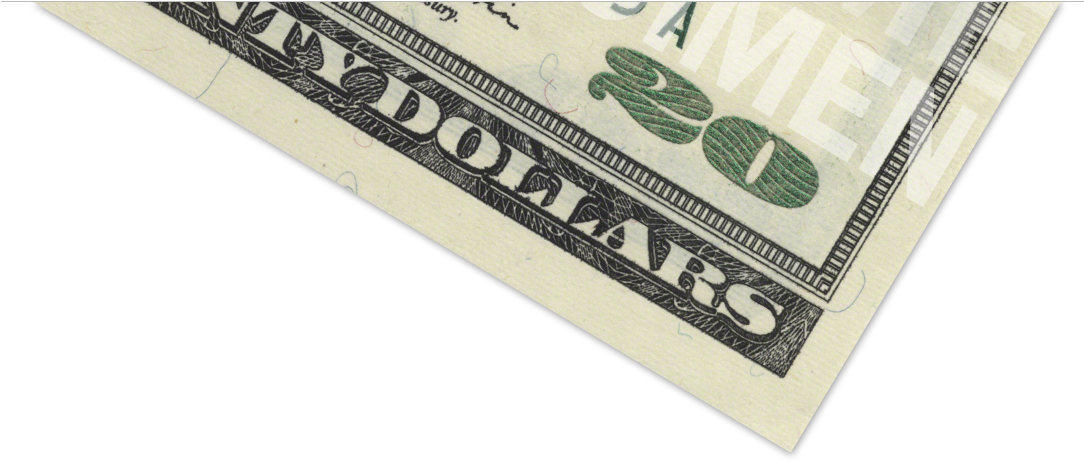 1998 $20 Ink - Victorinox 53739 Money Clip Red Alox (1122x505), Png Download