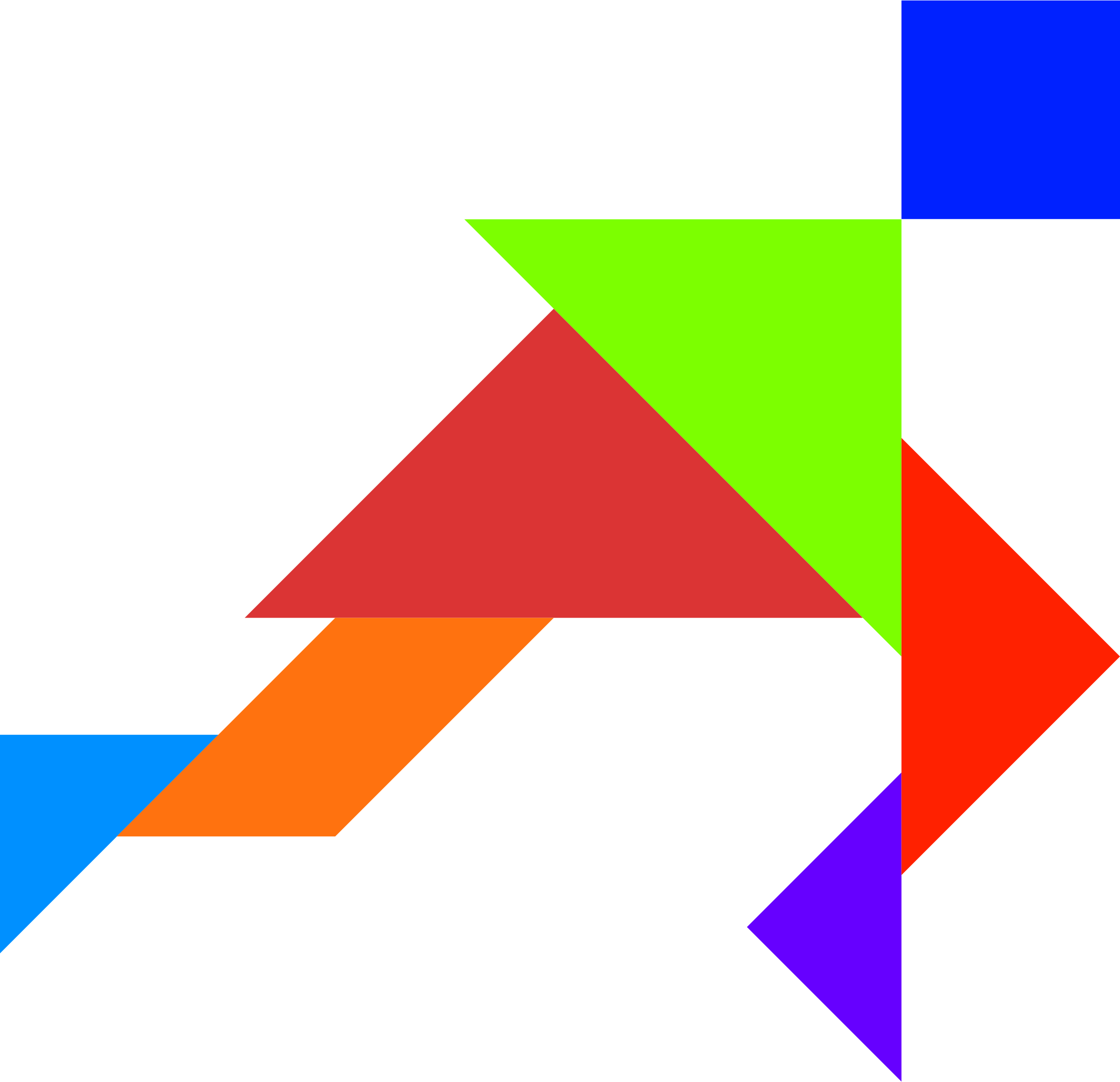 Big Image - Figuras En De Tangram (2400x2318), Png Download