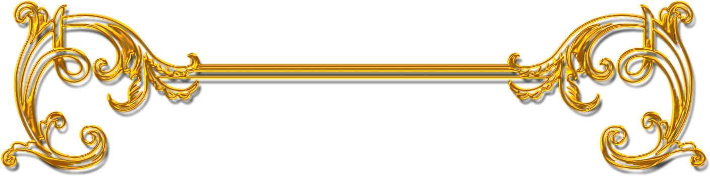 Grecas Doradas Png - Lineas Decorativas Doradas Png (1460x404), Png Download