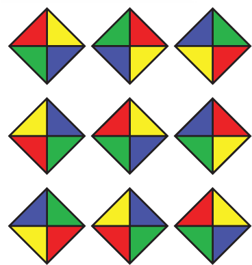 Imart4 - Imagenes De 9 Figuras Iguales (376x397), Png Download