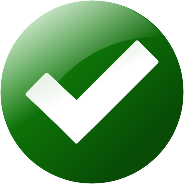Green Tick Circle Png (600x600), Png Download