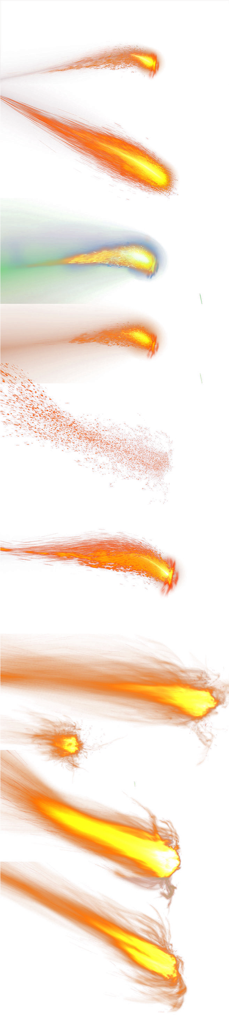 Creative Fireball Animation Transparent Decorative - Sketch (785x3500), Png Download