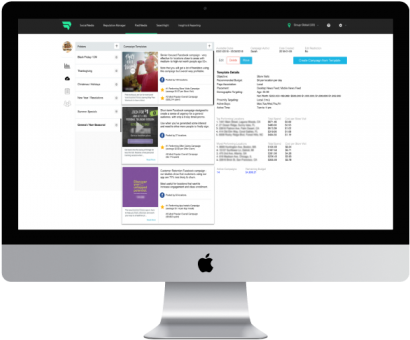 Momentfeed's Paid Media Campaign Builder - Imac 27 (840x376), Png Download