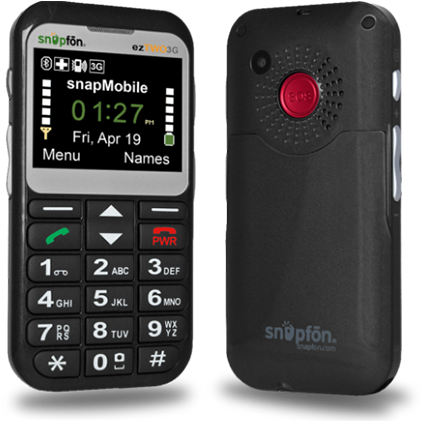 Over 100,000 Phones Sold Nationwide - Snapfon Eztwo 3g Big Button Cell Phone (430x420), Png Download