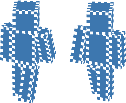 Dot Line Skin - Minecraft (584x497), Png Download