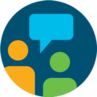 Promote Collaboration Anywhere - Customer Communication Icon (600x338), Png Download