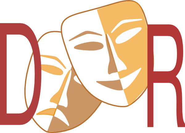 Door Theatre Masks Clip Art - Complete Works Of Shakespeare (leather Bound) Uthor (600x432), Png Download