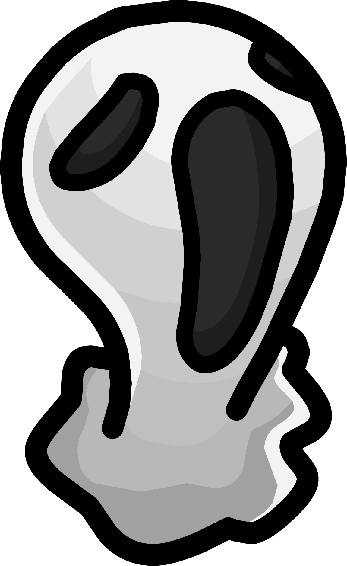 Minighost 2113 Scary - Skary Png (1151x1875), Png Download