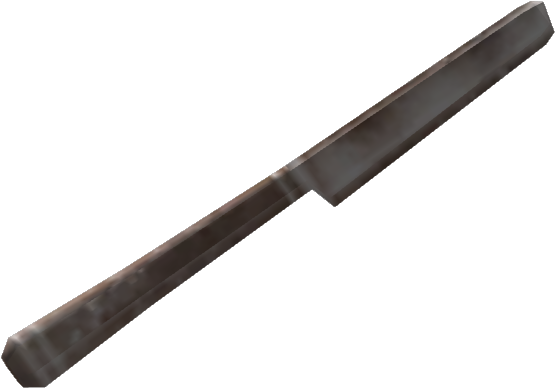Butter Knife - Small Black Pen (684x477), Png Download