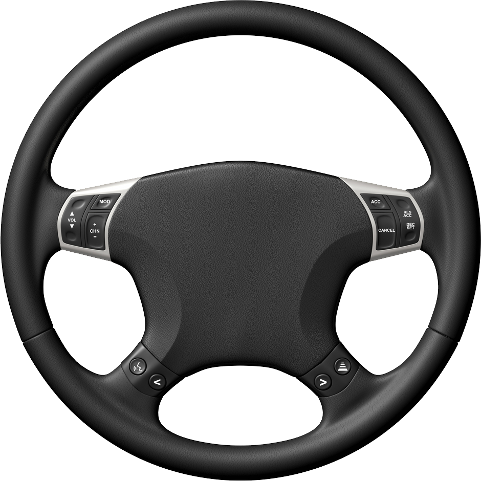 Download - Steering Wheel Transparent Background (940x940), Png Download
