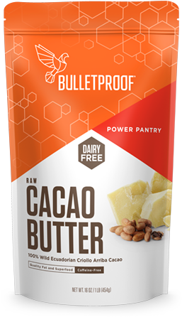 Cacao Butter Net Wt - Bullet Proof Cacao Butter 16 Oz (375x500), Png Download