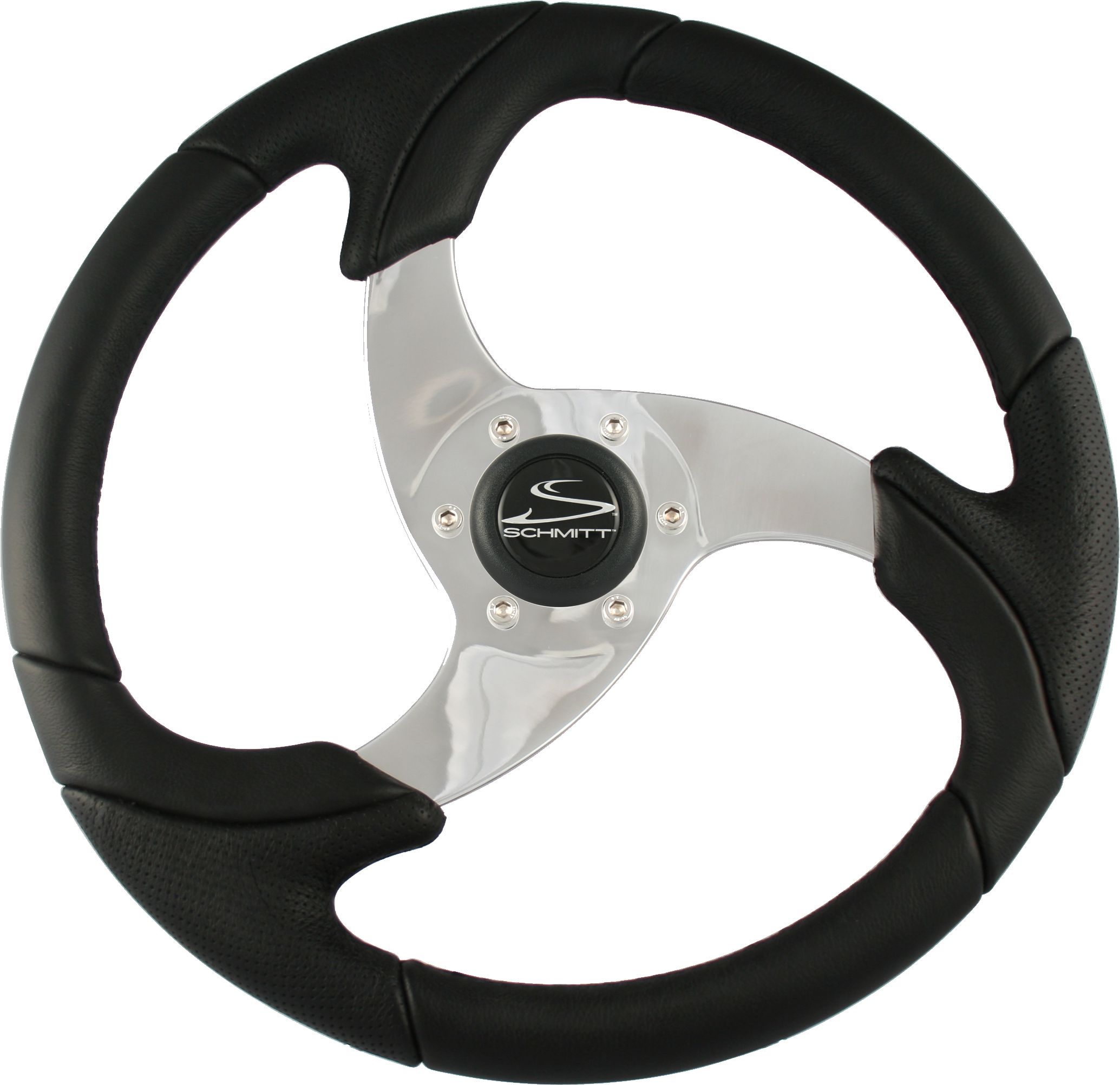 Steering Wheel Png Image - Ongaro Folletto 14.2" Black Poly Steering Wheel W- (2069x2005), Png Download