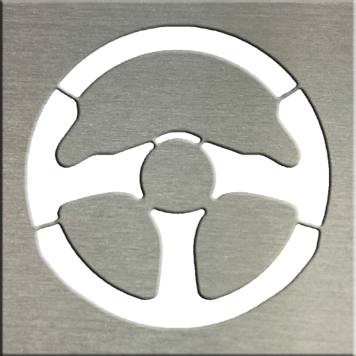 Ms200 00264 0404 [steering Wheel] - Emblem (500x500), Png Download