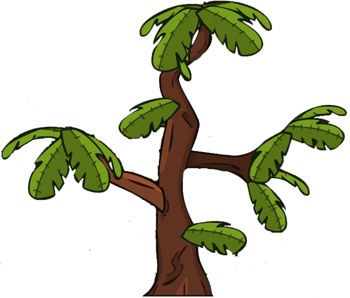Jungle Tree Large - Jungle Tree Png (682x594), Png Download