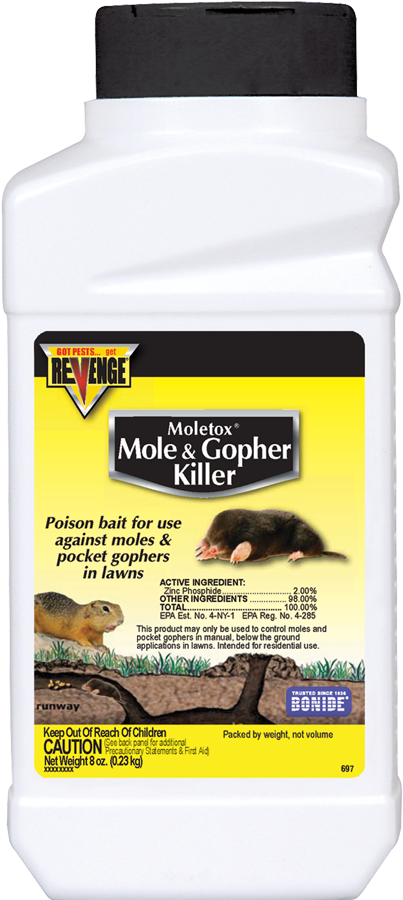 Moletox® Mole & Gopher Killer - Bonide Products Inc Moletox Ii Mole Killer, 1-lb. (403x900), Png Download