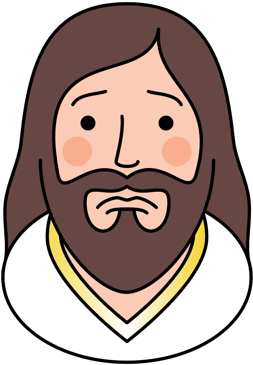 Jesucristo Stickers Lite Messages Sticker-1 - Emojis With Jesus (408x408), Png Download