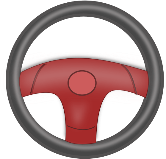 Car Motor Vehicle Steering Wheels Driving - Steering Wheel Clip Art (750x750), Png Download