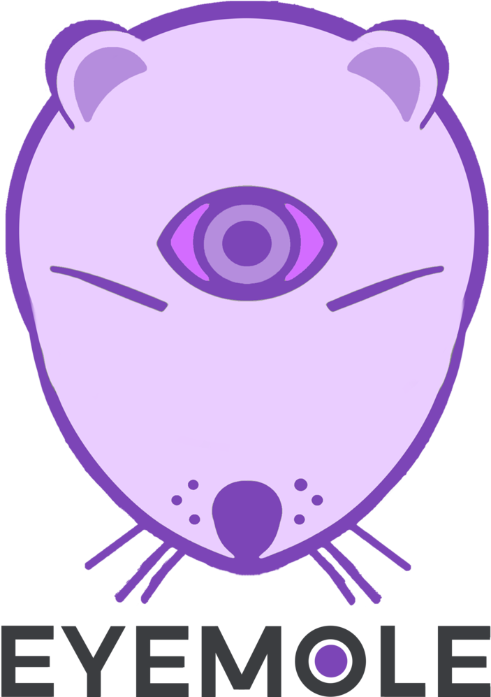 Eyemole Head With Text - Portable Network Graphics (1000x1000), Png Download