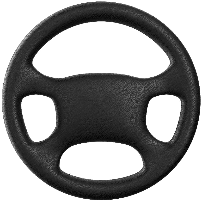 Steering Wheel Transparent - Steering Wheel With Transparent Background (888x888), Png Download