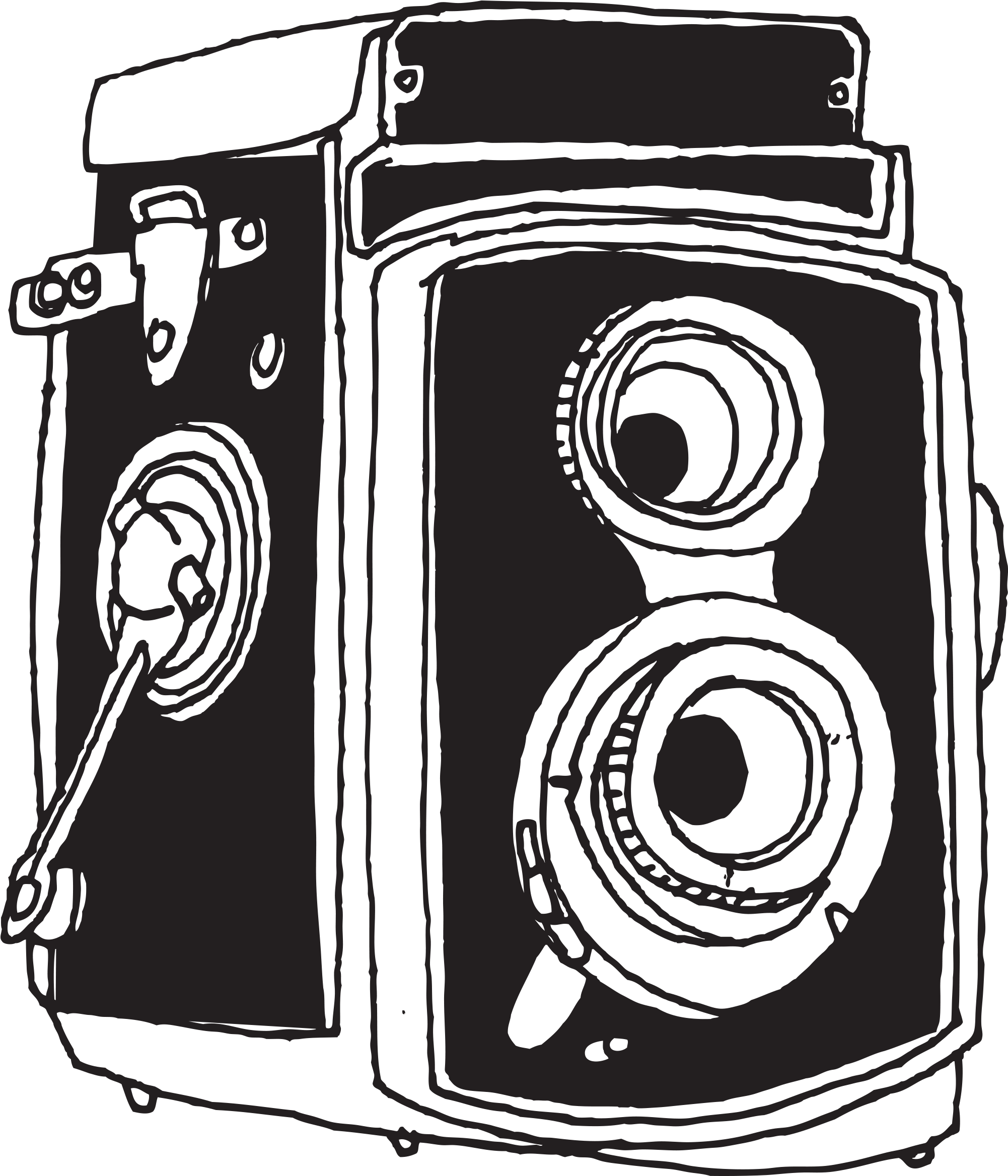 Tattly Camera 4 Julia Rothman 00 V=1532012913 - Appareil Photo Retro Dessin (3000x3000), Png Download
