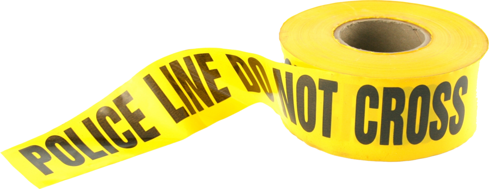 Police Tape Download Png Image - Roll Of Police Tape Png (1000x387), Png Download