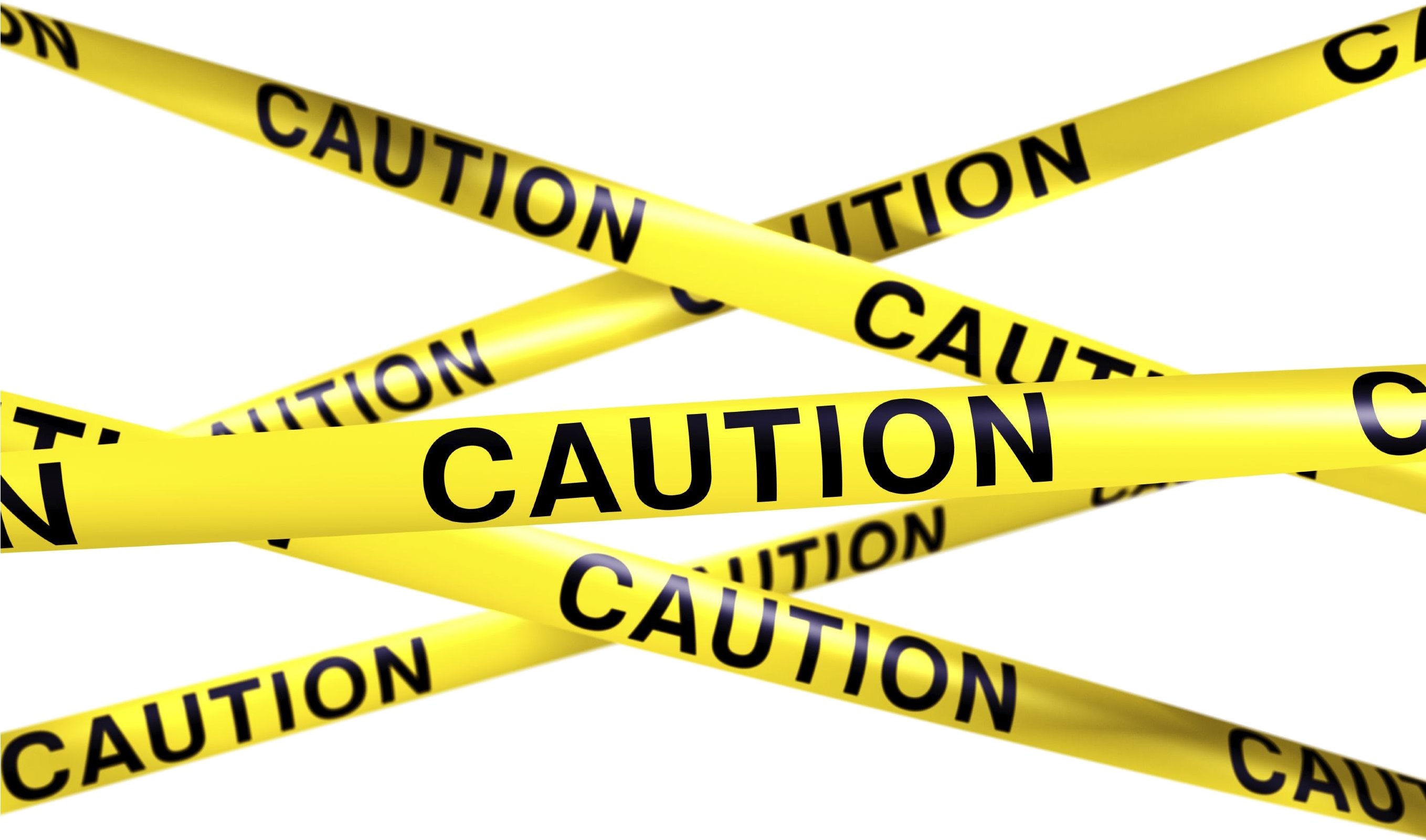 Police Tape Transparent - Caution Tape Clip Art (2716x1810), Png Download