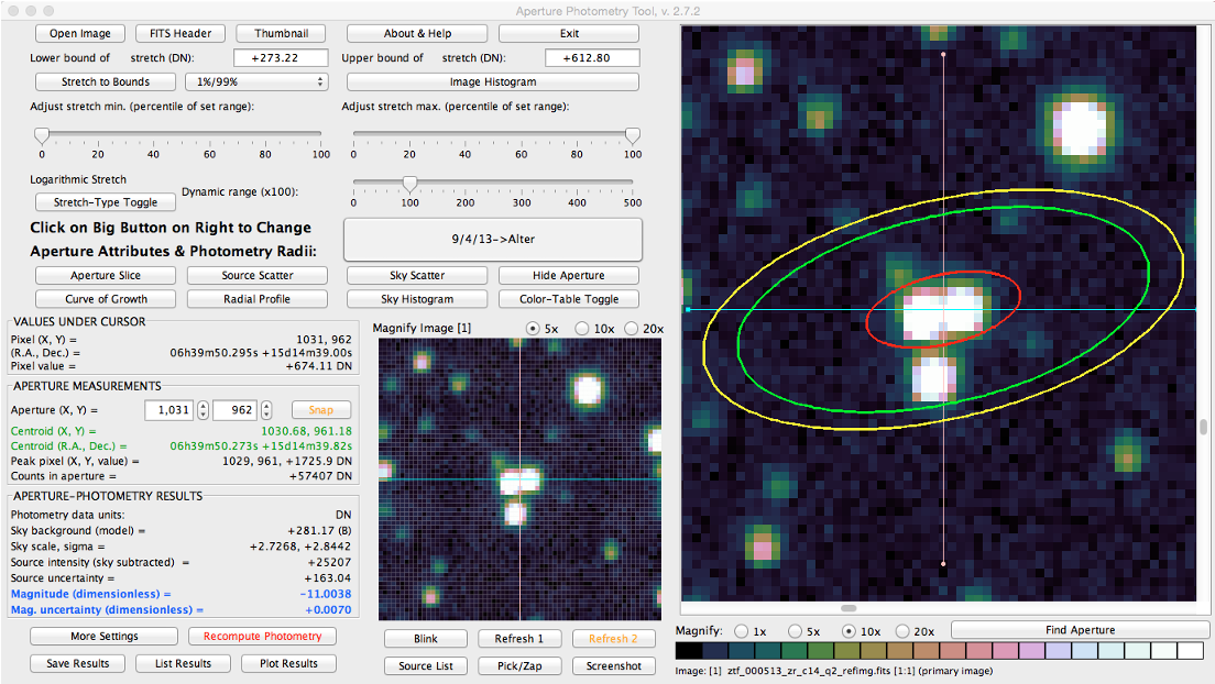 Current Apt Version - Aperture Photometry Tool (1379x776), Png Download