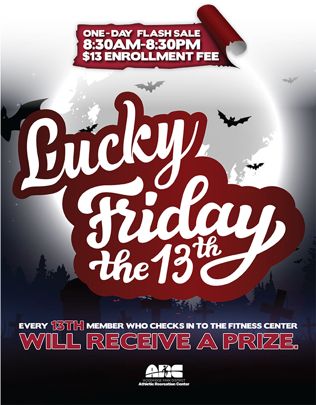 This Friday The 13th Won't Be Scary For Arc Fitness - Poster (618x800), Png Download