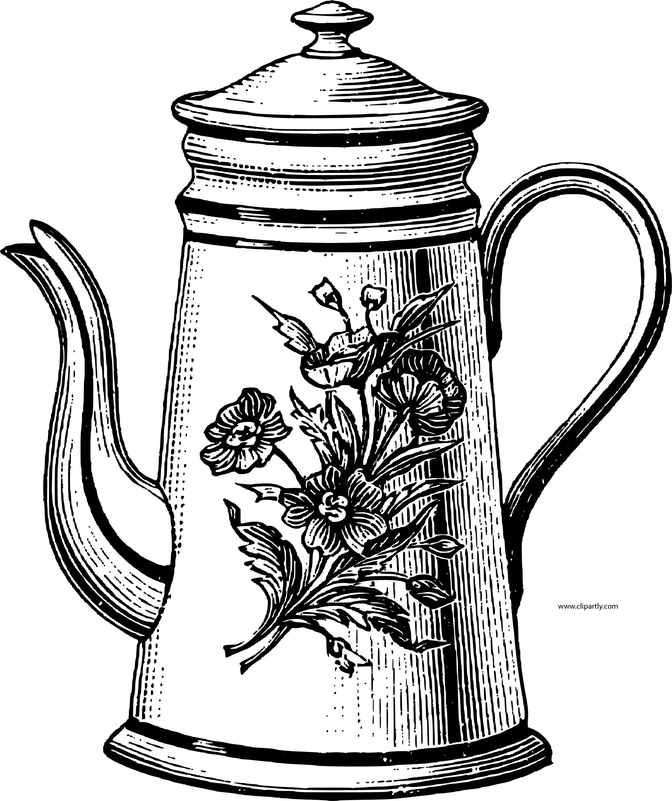 Vintage Sketch Teapot Png Clipart Download - Prima Marketing 990930 Icons Tales Of You (2163x2578), Png Download